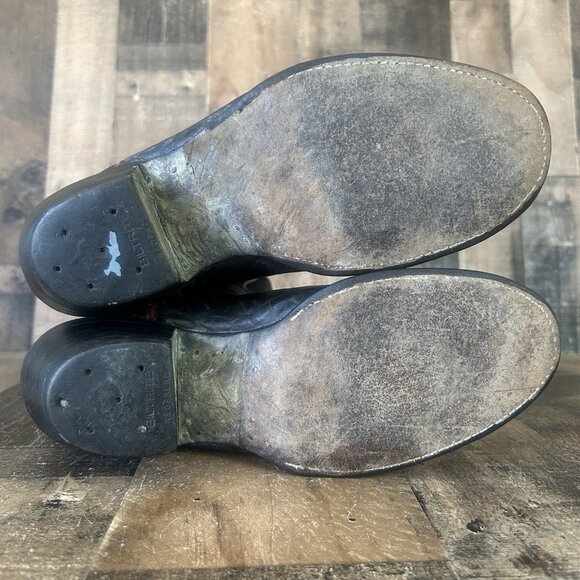 Panhandle Slim Vintage Buckaroo Tall Western Cowboy Boots Mens 9.5 D - Picture 2 of 12